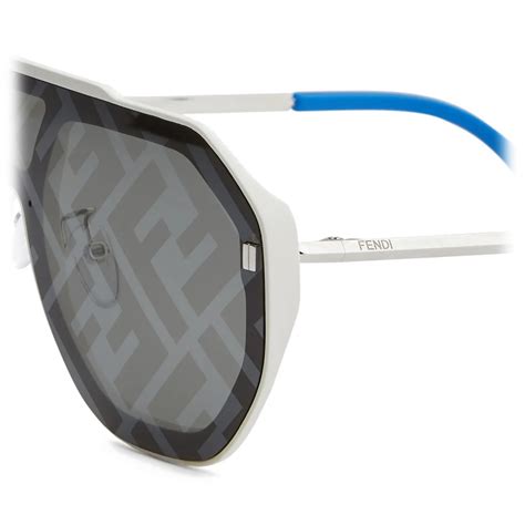 Sunglasses Fendi Ff 191 /S 0010 Palladium / IC gray mirror 